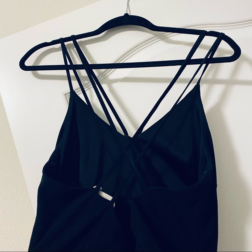 LUSH Strappy Back Romper w/ pockets - Picture 6 of 8